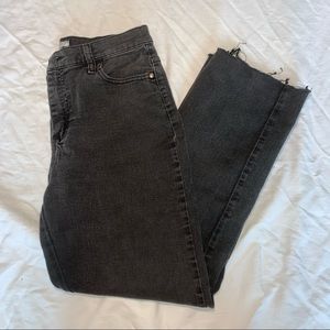 Raw Hem Lee Relaxed Fit Jeans
